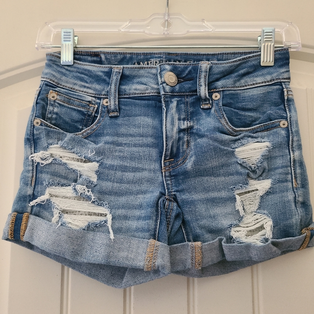 American Eagle midi shorts